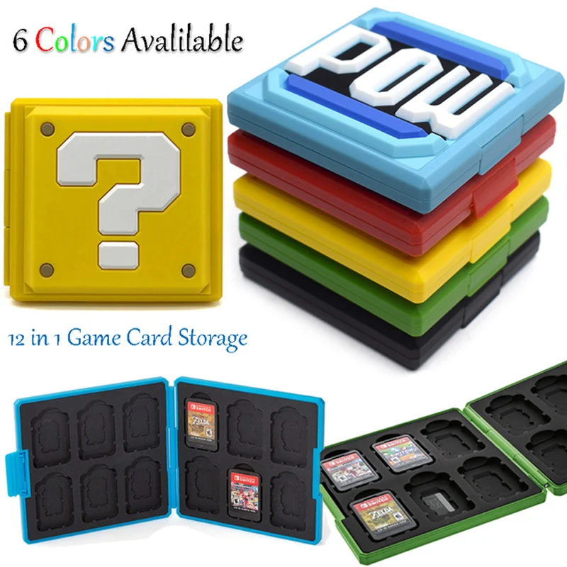

Nintend Switch Case Portable Slim Protector 12 in 1 Nintendoswitch Game Cards Storage Hard Shell for Nintendo Switch Games Card