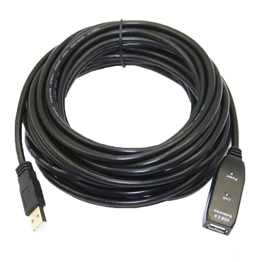 Lballist USB 2 0 Удлинительный кабель штекер гнездо Активный ретранслятор встроенный