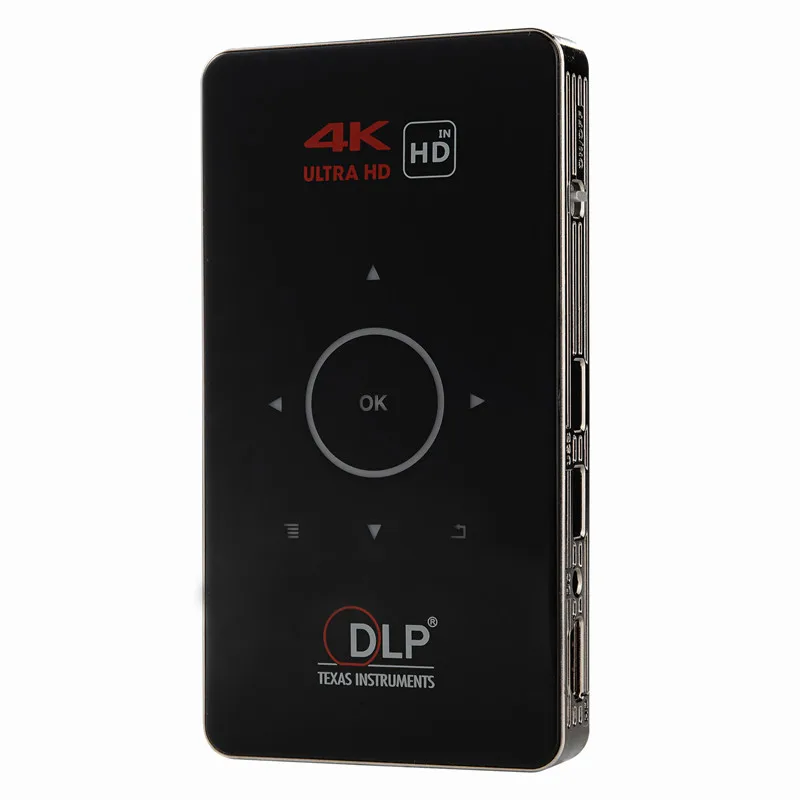 DLP проектор мини-проектор c WiFi C6 1920*1080 Android 5,1 TV Box HD в встроенный 5000MA Батарея Интеллектуальный Мини проектор коробка