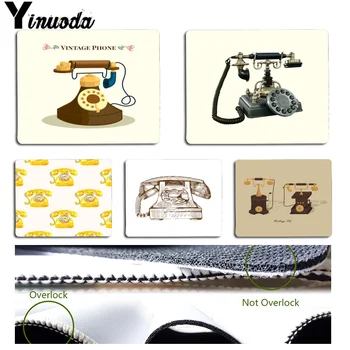 

Yinuoda Vintage Retro Telephone Laptop Gaming Mice Mousepad Size for 18x22x0.2cm Gaming Mousepads