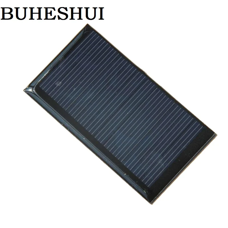 

BUHESHUI 0.5W 6V Polycrystalline Solar Panel Solar Cell DIY Solar Charger For 3.7V Education kits 80*45MM 2PCS Free Shipping