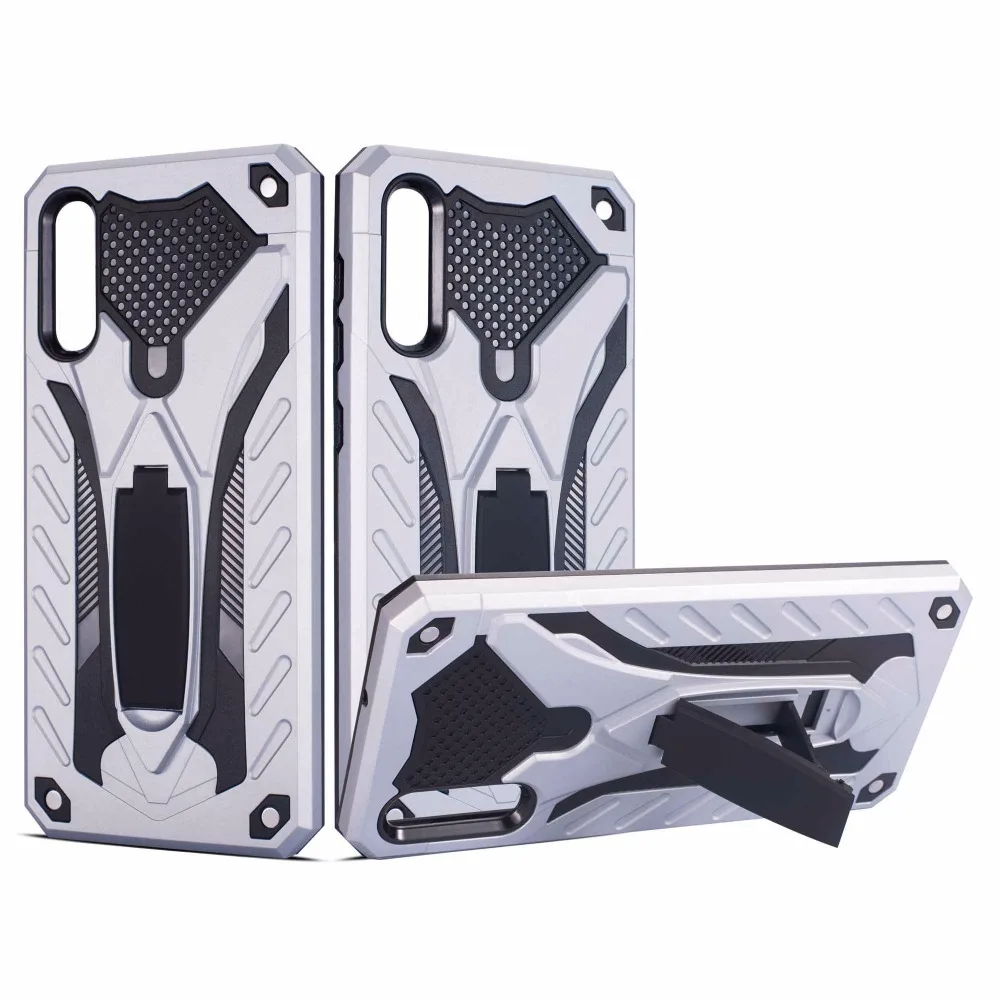 For Samsung Galaxy A50 A30 Hybird Plastic Dual Armor Case with Stand Cover Coque for J4 J6 A6 A8 2018 A9 2019 Case Accessories (24)