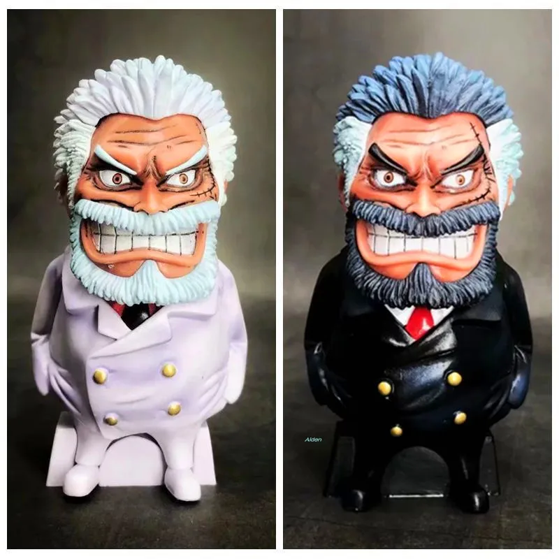 5 ワンピース海軍ヒーローモンキー D ガープ鉄拳カープ黒 白スーツpvcアクションフィギュアコレクタブルモデルおもちゃ箱13センチメートルb110 Aliexpress