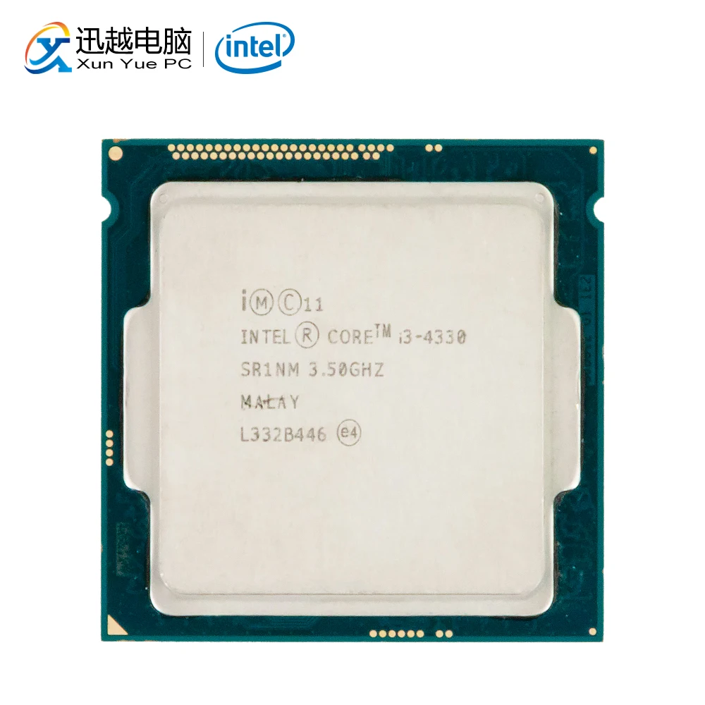 إنتل الأساسية i3-4330 سطح المكتب المعالج i3 4330 ثنائي النواة 3.5 GHz 4 MB L3 مخبأ LGA 1150 الخادم تستخدم وحدة المعالجة المركزية