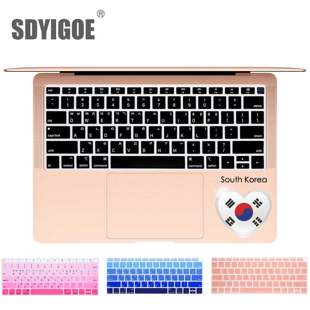 Корейская Защитная пленка для клавиатуры ноутбука водонепроницаемая macbook air 13