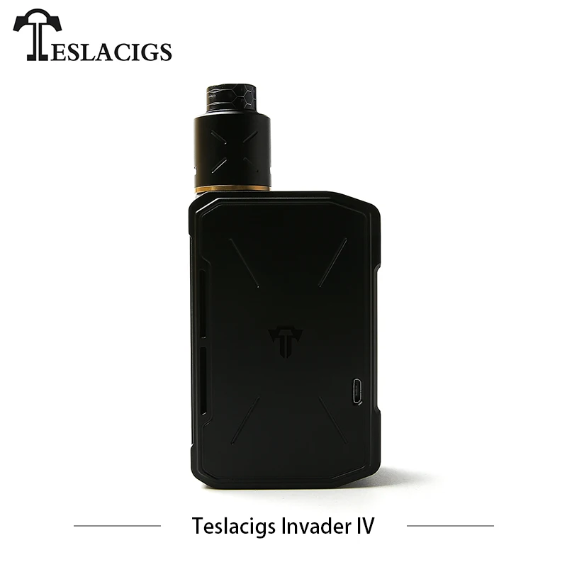 Teslacigs новый комплект электронных сигарет Invader IV Tesla 4 коробка мод RDA испаритель 280