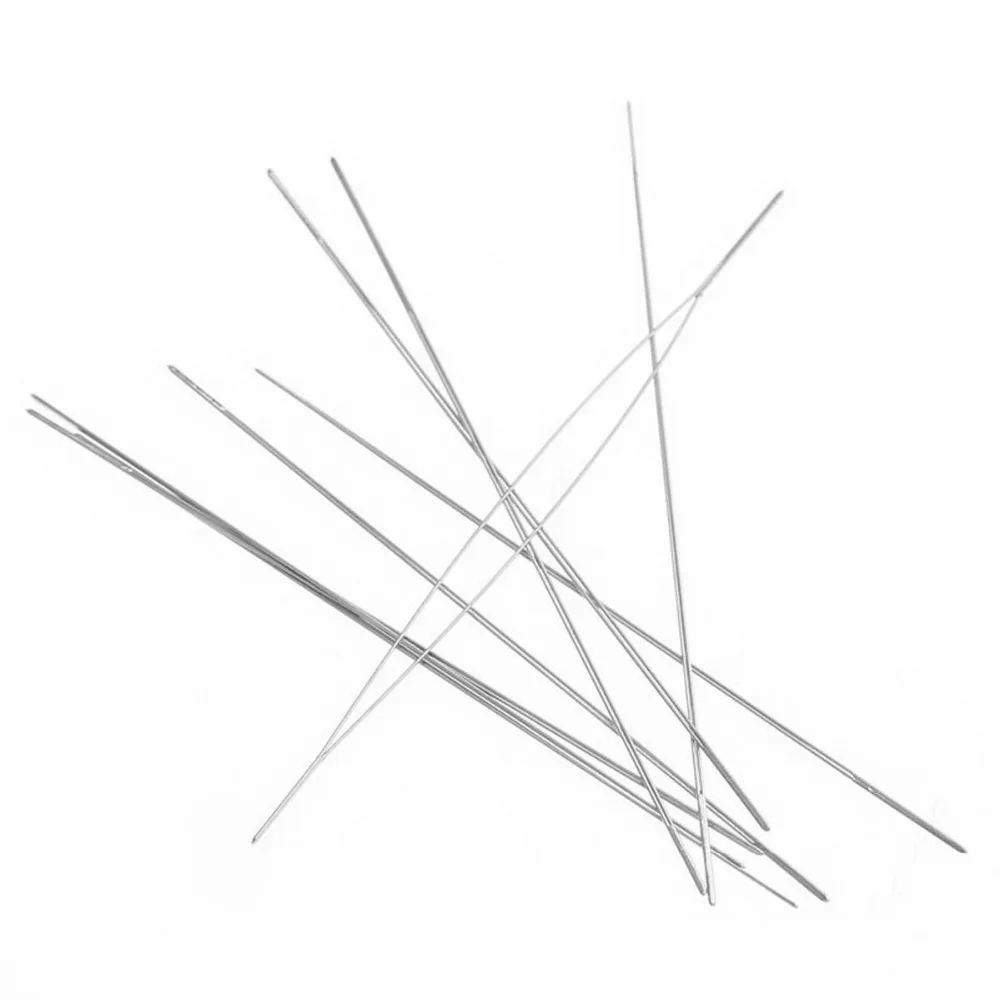 

10pcs Beading Needles Threading String Cord Tool for DIY Jewelry Craft Making Tool 5.7cm