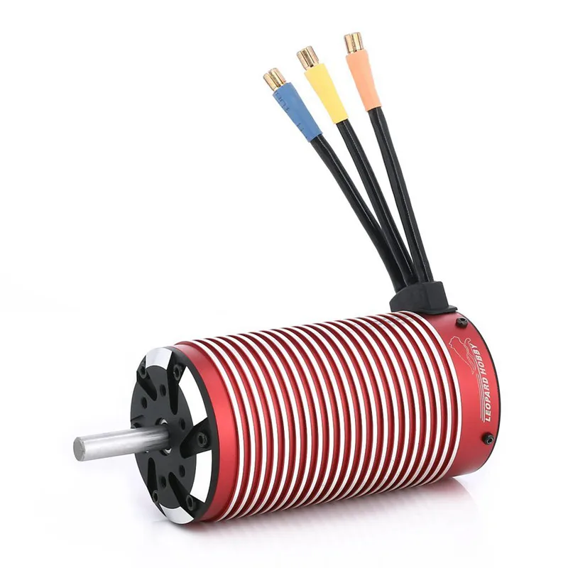 

FATJAY Leopard Hobby LBP58110 brushless inrunner 4-poles sensorless 58110 780KV 950KV 4 pole motor for RC 1/5 car