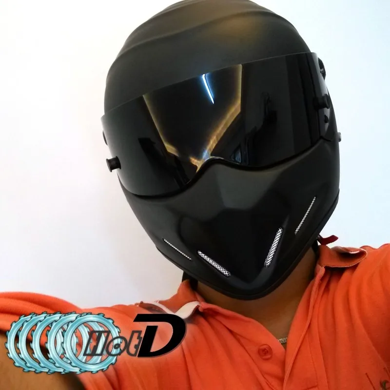 The Stig selfie TopGear Matte Black with Black Visor