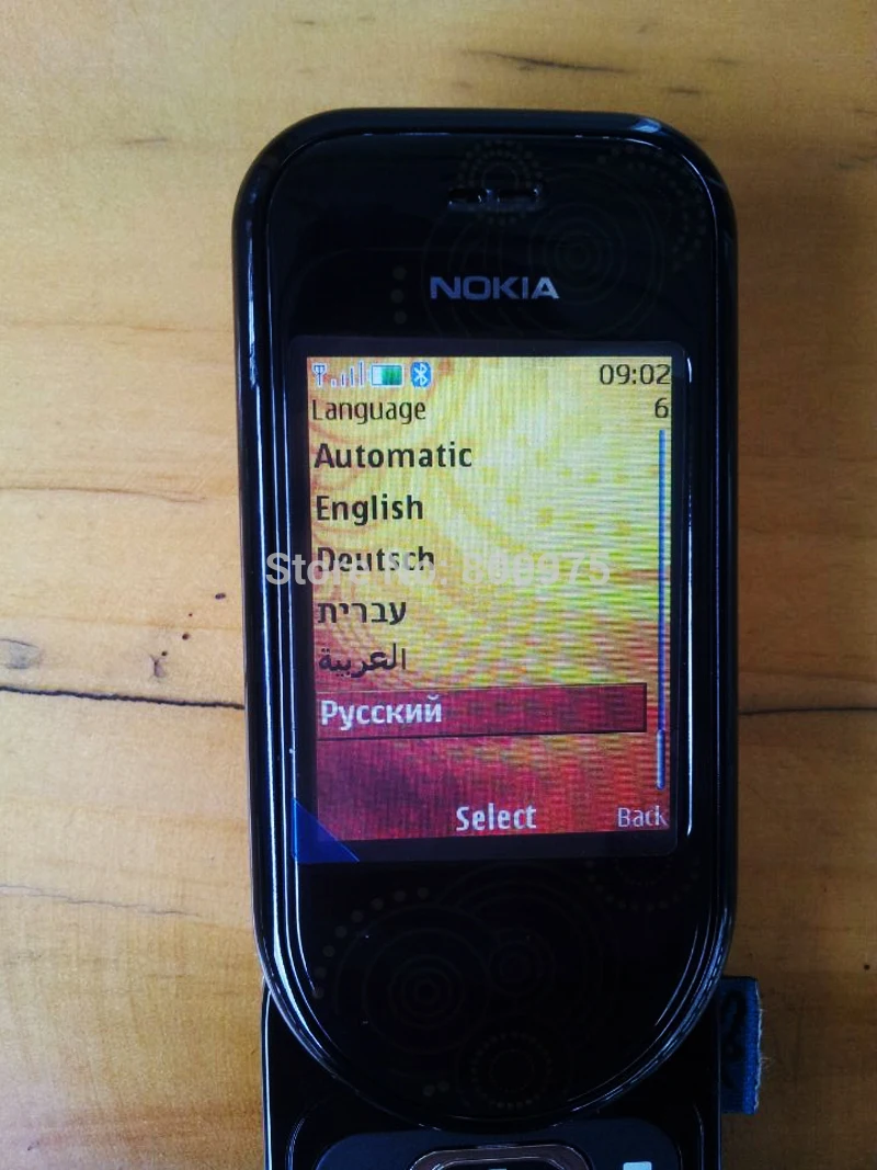 Отремонтированный разблокированный мобильный телефон NOKIA 7373 русская клавиатура арабская клавиатура