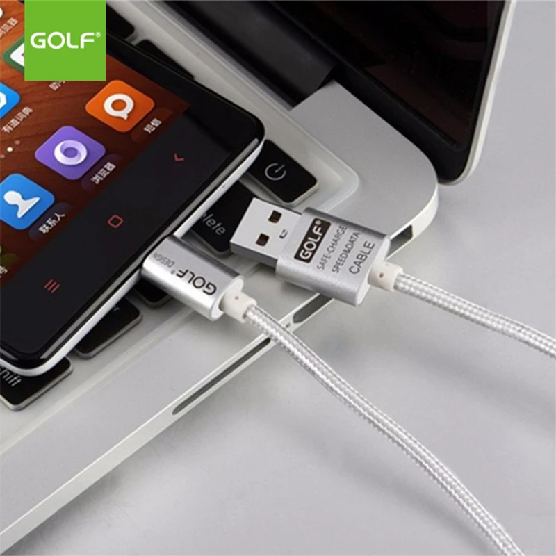 GOLF 3 М металлический Плетеный Micro USB кабель для быстрой зарядки передачи и - Фото №1