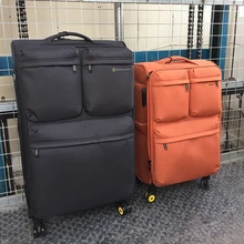 20 24 28 дюймов экспорт чемодан на колесиках фирменный туристический чемодан на вращающихся колесиках ткань Оксфорд