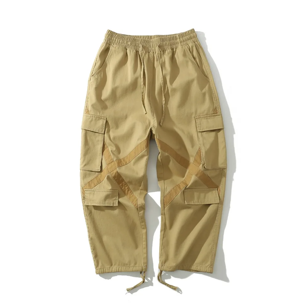 VFIVEUNFOUR Vintage 2019 New Arrivals Big Pocket Man Trousers Casual Cargo Pants Plus Size Trousers Multi Pocket Sweatpants