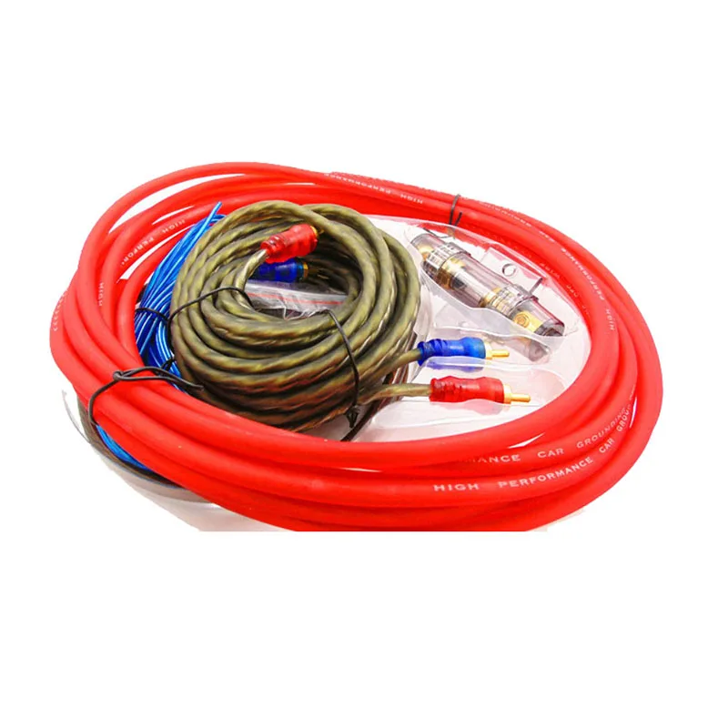 Кабель питания 8GA 5 м 1500 Вт держатель предохранителя усилителя комплект проводов