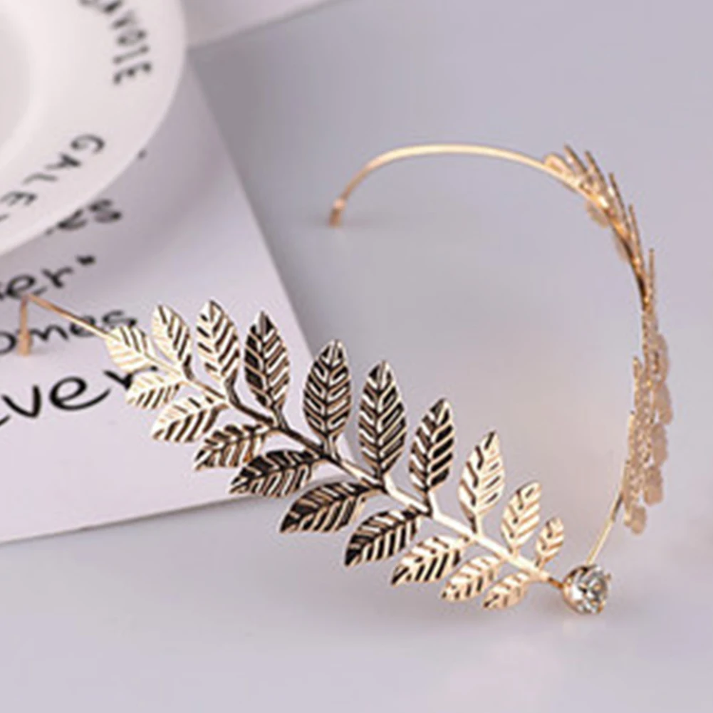 

Fashion Women Chain Jewelry Metal Pearl Headband Piece Hair band