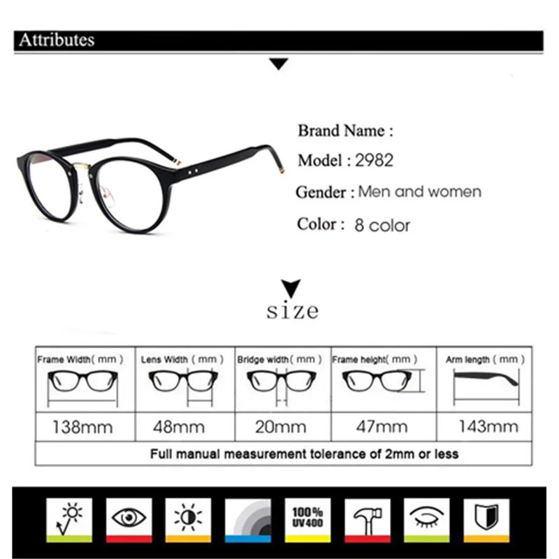 Top Quality Glasses Frame For Women Men Transparent Spectacle Clear Computer Reading Myopia Eyeglasses frame can with power lens Top Quality Glasses Frame For Women Men Transparent Spectacle Clear Computer Reading Myopia Eyeglasses frame can with power lens