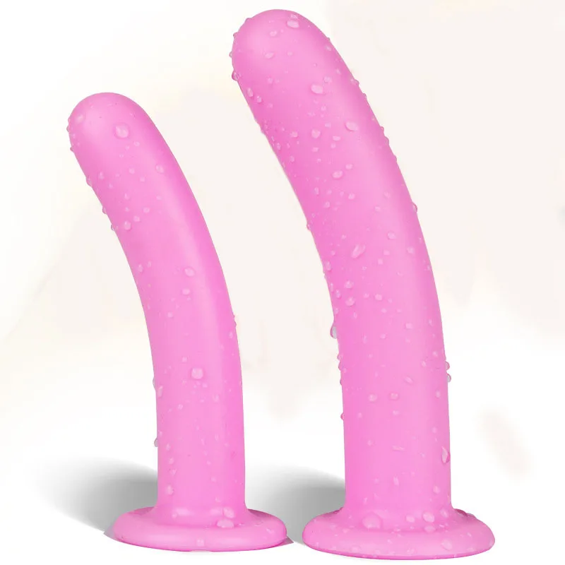 Big Suction Cup Pink Silicone Soft Anal Plug Sexy Toys Smooth Cozy Dildo Butt Plugs Sex For Woman Men Gay Buttplug | Красота и