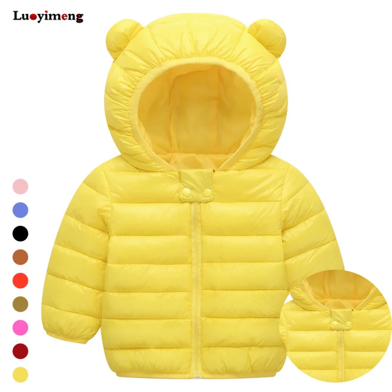 

Girls Boys Snowwear Clothes Children Outerwear Soft Thicker Winter Full Sleeve Winter Overalls For Baby Snowsuit Hooded Clothing