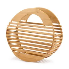 Женские сумки, дизайнерская тканая сумка ручной работы, Бамбуковая сумка, сшитая клатч, полый Балийский праздник, Лунная пляжная сумка дамская сумочка