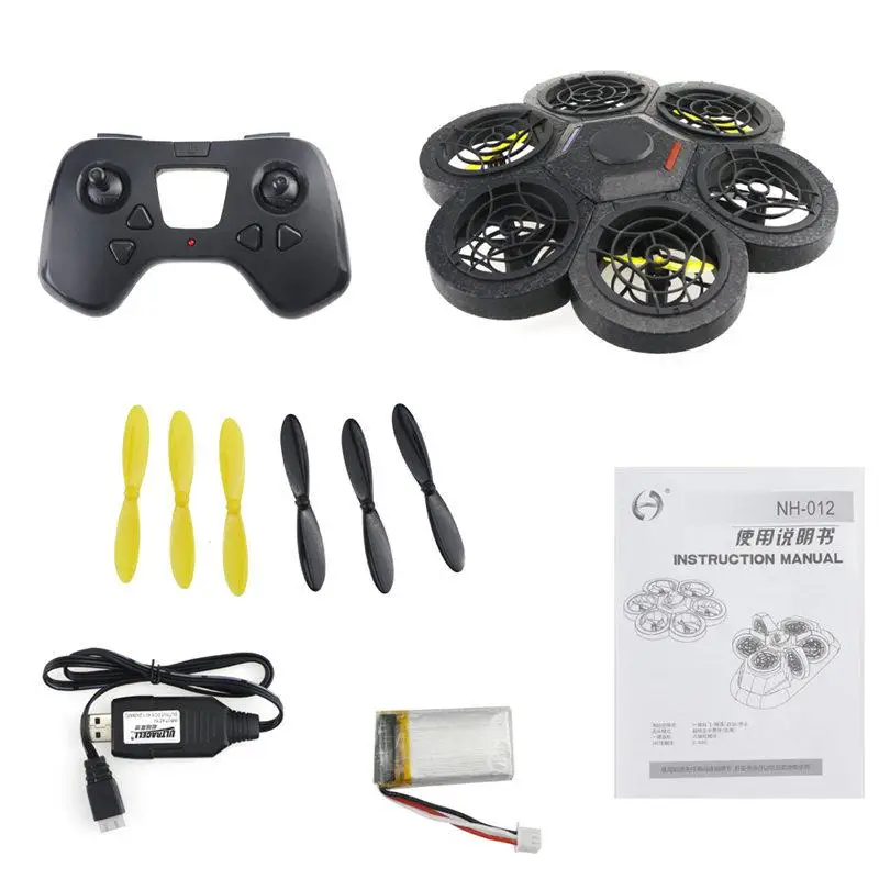 

JJRC NH-012 2.4G 4CH 3D 6-Axis WIFI FPV Support Land Sea Air 3-Mode Free Combined Altitude Hold DIY Look RC Drone Quadcopter RTF