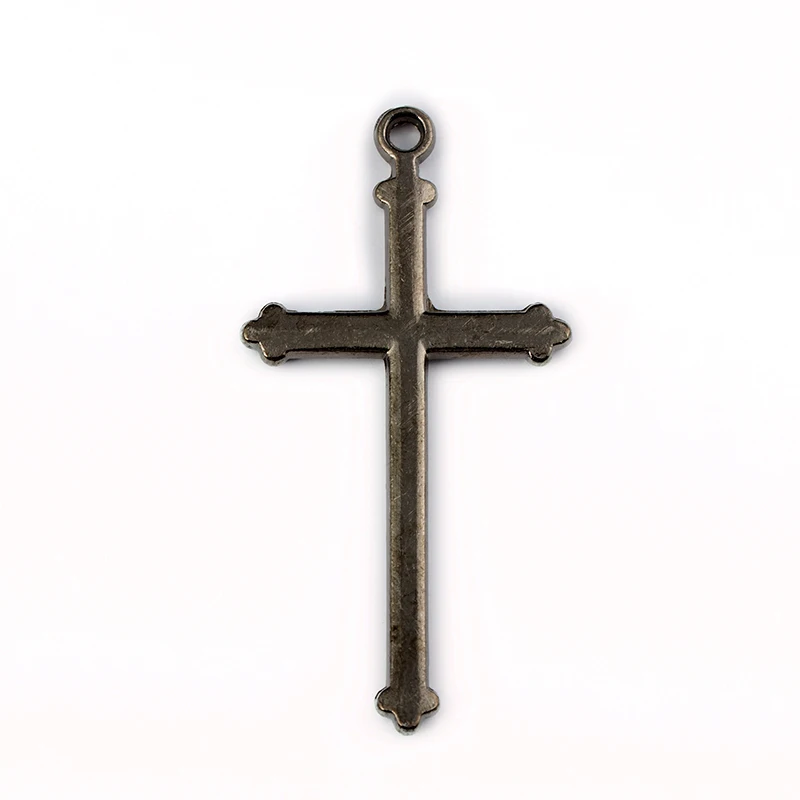 

Catholic 10pcs Antique copper Crosses Charms Pendants Jewelry Findings for Making Bracelet and Necklace accessories 40*21*2mm