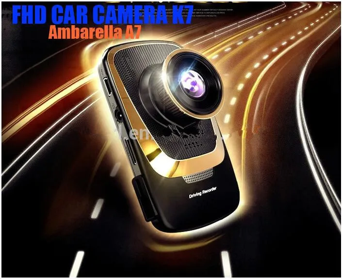 Full HD 2304 1296P Ambarella A7 Car Vehicle parking DVR AUTO CAR BLACK BOX Support G
