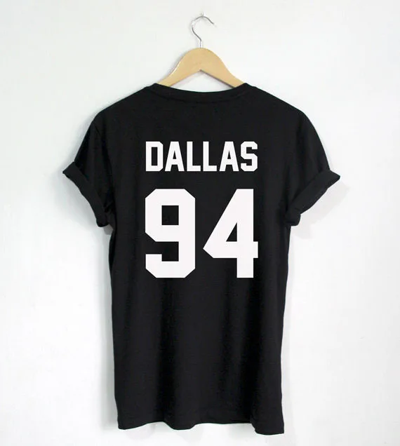 Кэмерон Футболка с принтом dallas DALLAS 94 Hipster tumblr унисекс футболка больше Размеры и