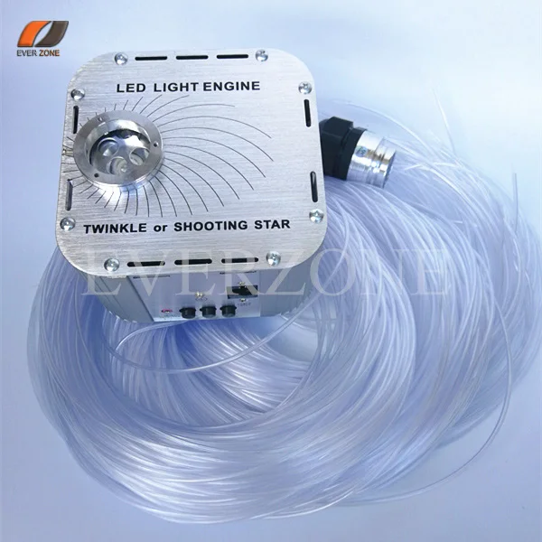 Sparkle Fiber Optic Light Bundle Cable Kits 500pcs 1*0.75mm 2m LED 27W