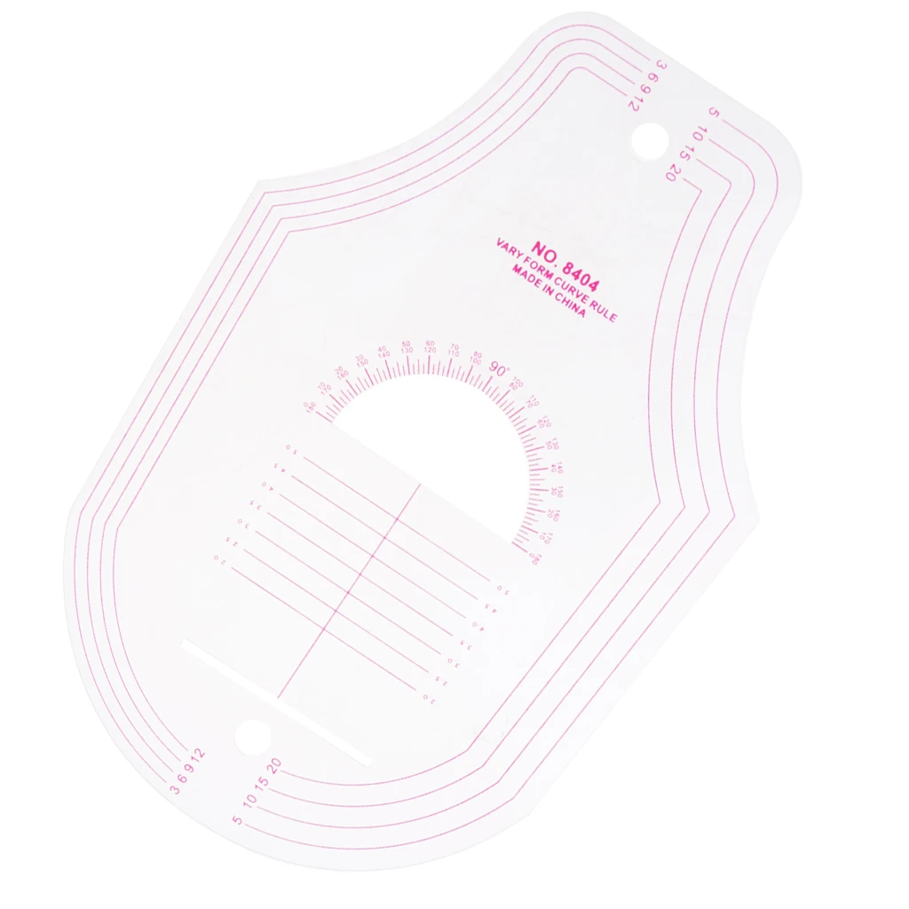 Cutting Craft Scale Ruler Multi Function Ruler French Curve Ruler Patchwork Craft Quilting Ruler DIY Home Sewing Drawing Tools