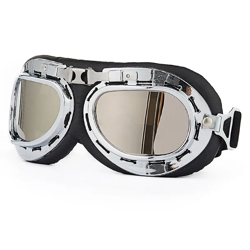 Второй мировой войны Винтажный стиль moto rcycle gafas moto cross moto Goggle очки для скутера очки Авиатор Пилот круизер