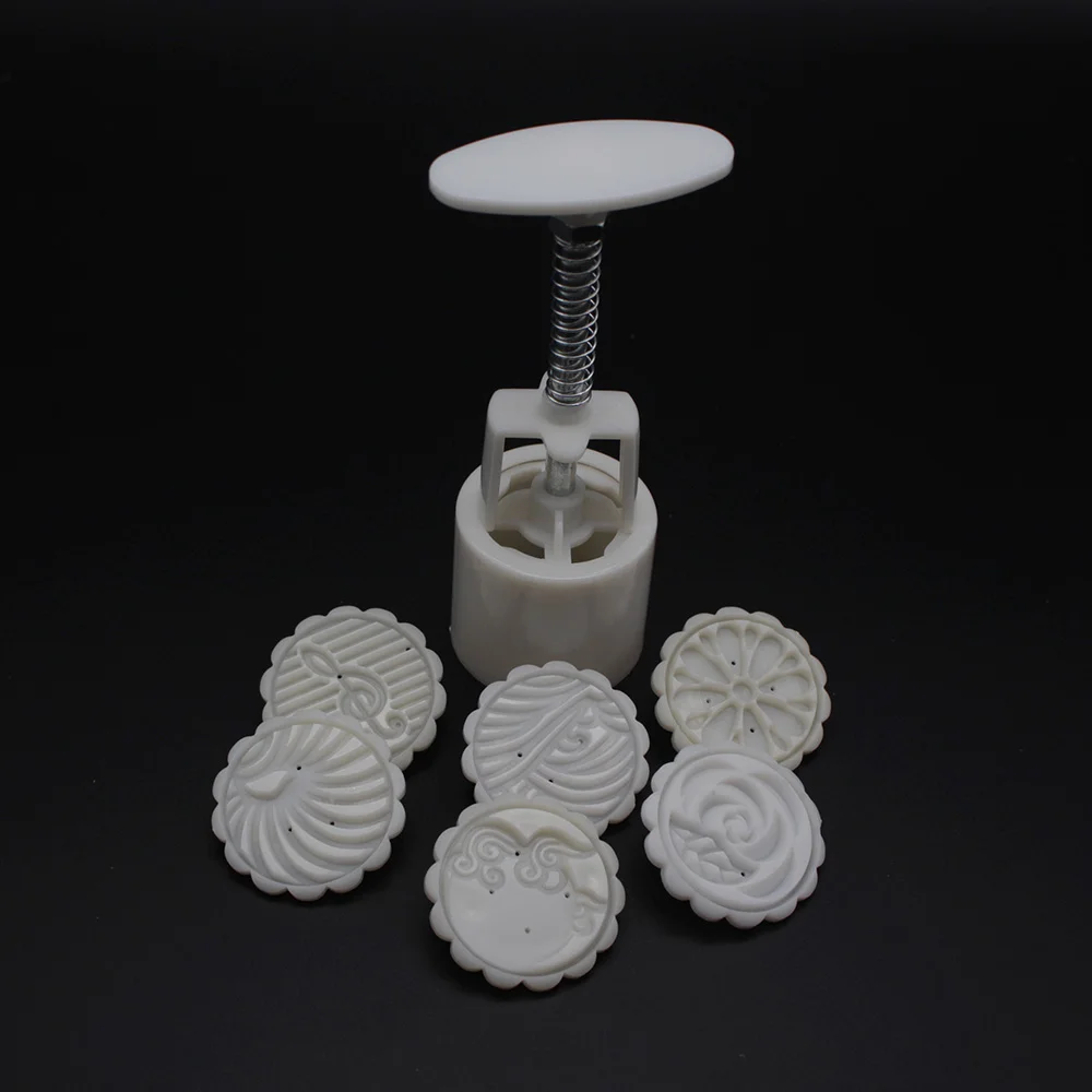 6+ 1 Китайский цветочный узор форма для лунных пряников набор помадки конфеты Ананасовый Торт Форма для DIY аксессуары для дома выпечки
