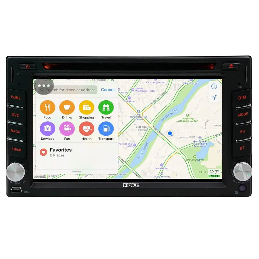 2 камеры + Android 6 0 HD WiFi 2din Автомагнитола стерео радио dvd плеер gps Navi автомобильный