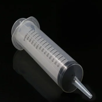 

100ml/150ml Reusable Big Large Hydroponics Plastic Nutrient Sterile Health Measuring Syringe Tools Cat Feeding Accessories Hot
