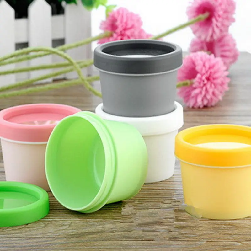

5PCS 50ml 100ml Gram Promotion Empty Plastic Facial Mask Container Bath Salt Bottle Women Cosmetic Fefillable Jar Packaging