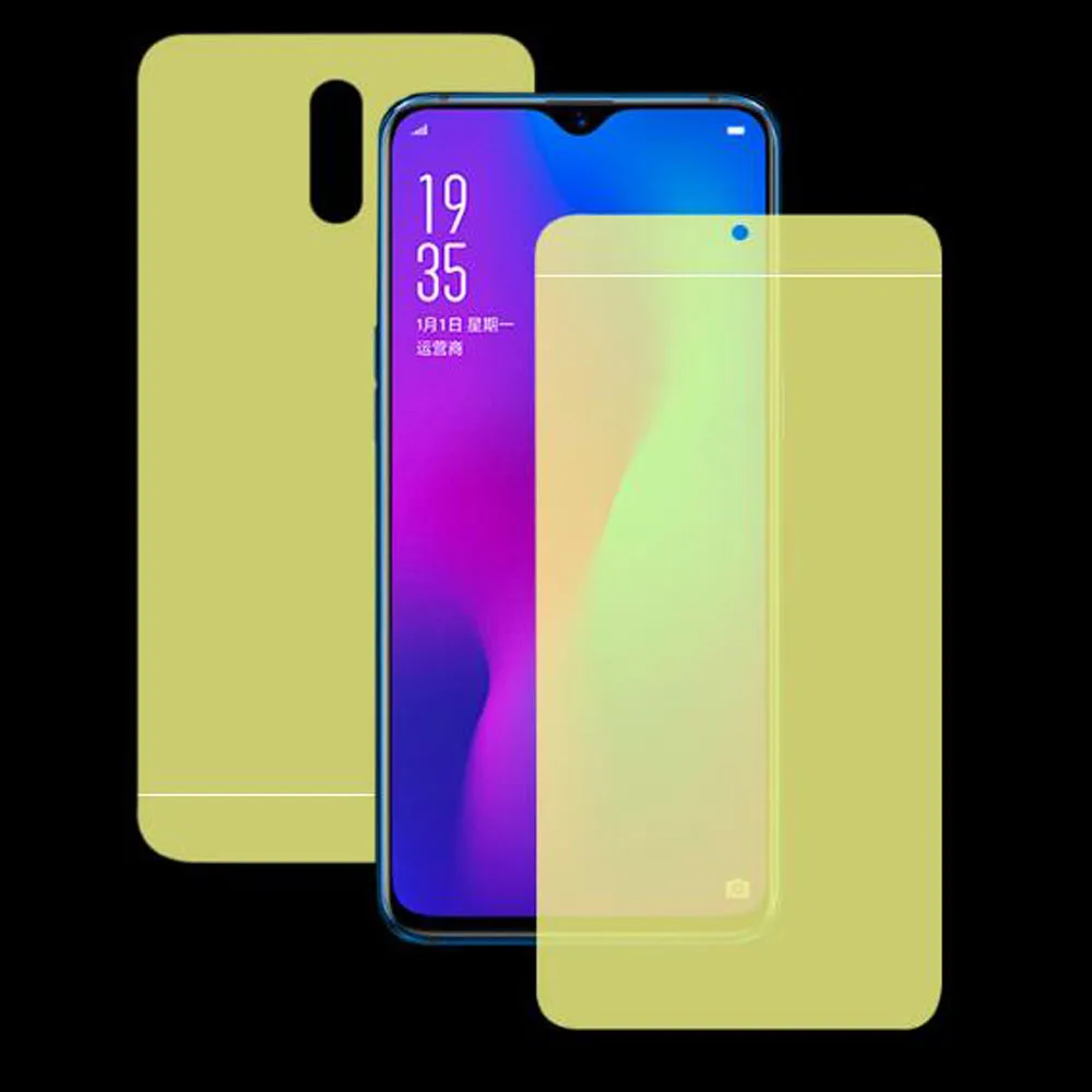 Гидрогелевая пленка для xiaomi mi9 mi 9 mi8 SE POCOPHONOE F1 полное покрытие передняя и задняя