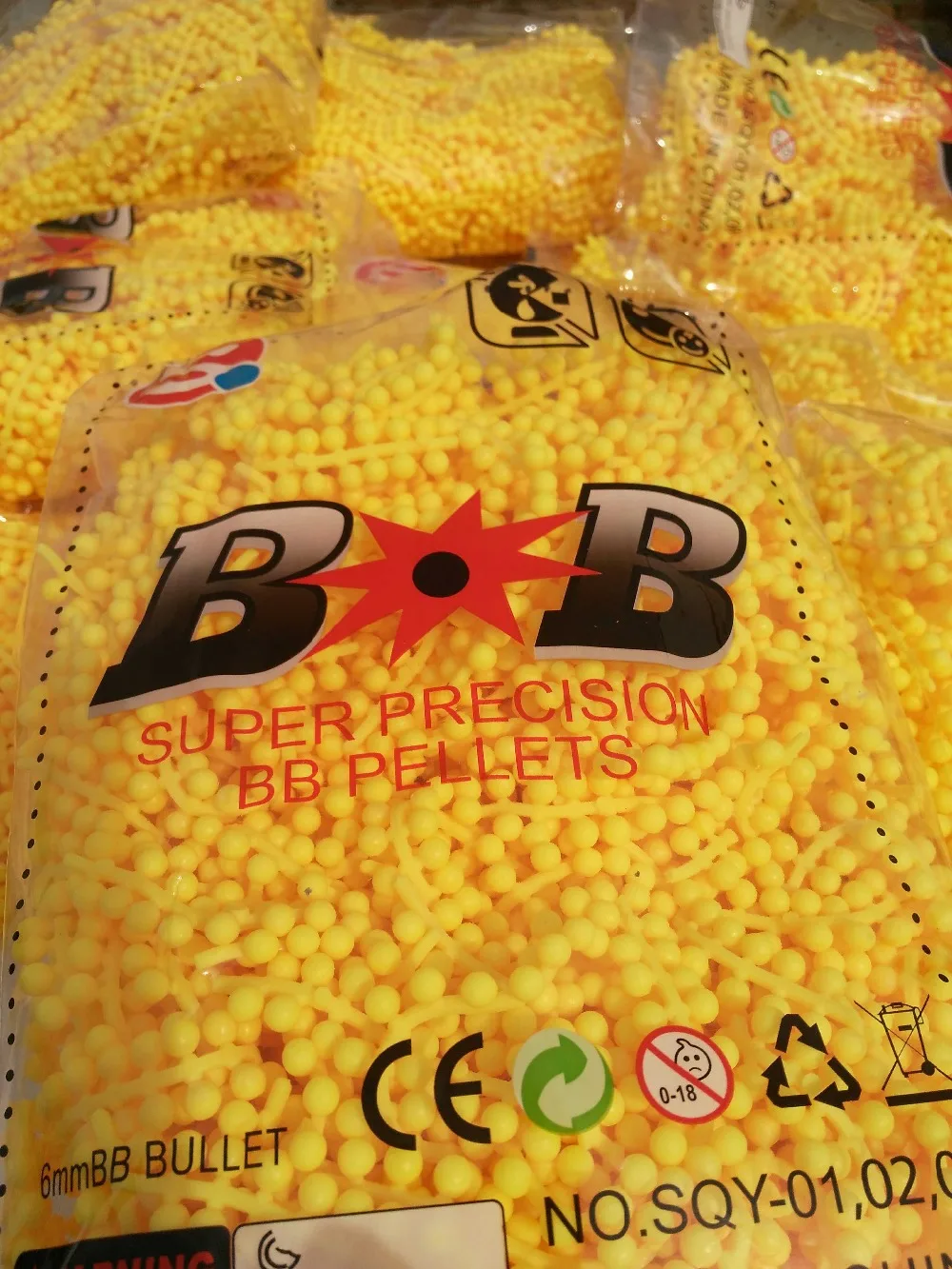 Buy 900ball/30loaf 6mm Air soft rubber bb gun bullets