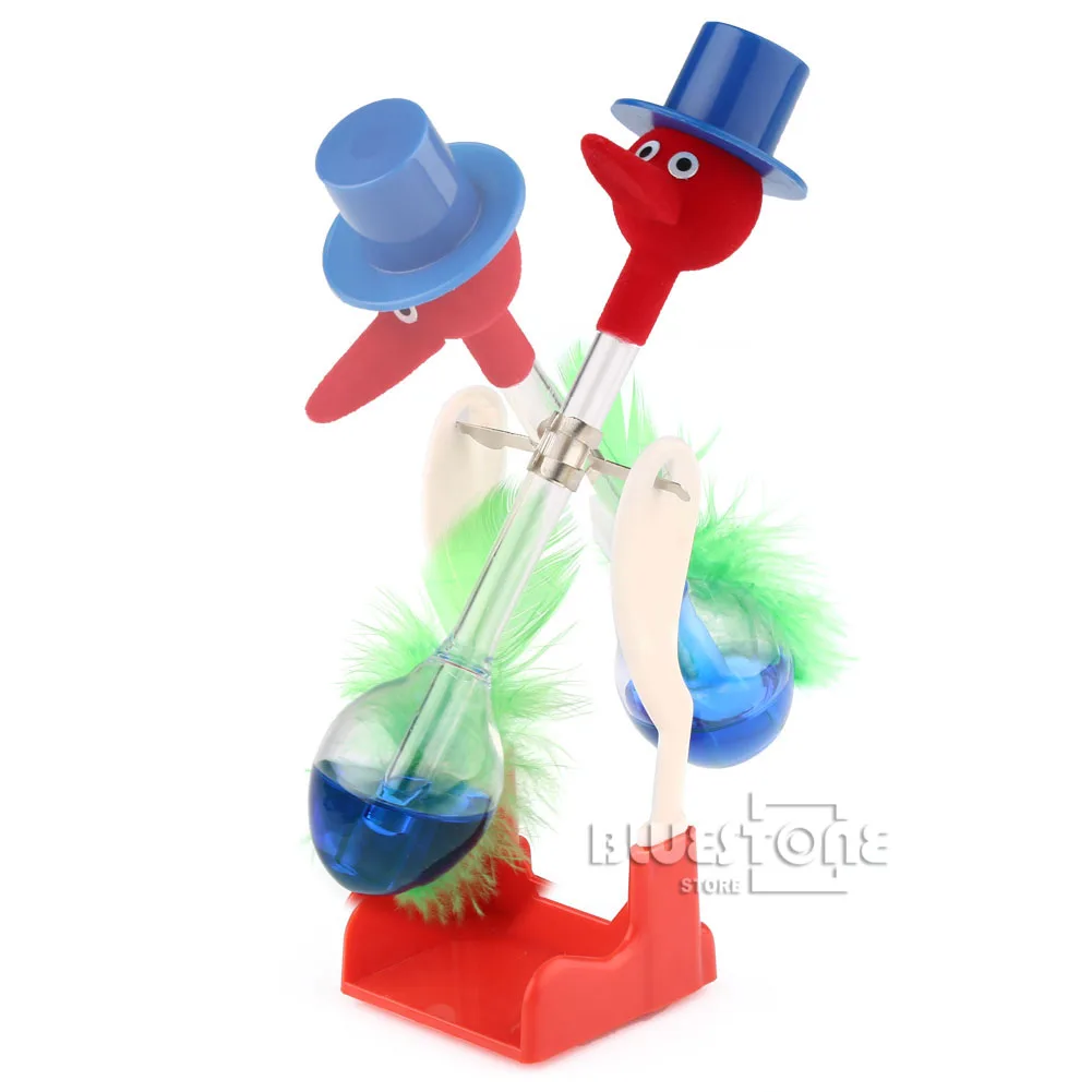 Стеклянная игрушка с надписью Lucky Einstein Happy в ретро стиле|drinking bird|toys noveltiesbob bird |