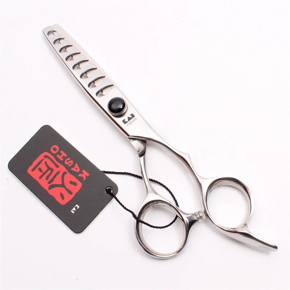 6'' Kasho Brand 440C Professional Human Hair Thinning Scissors