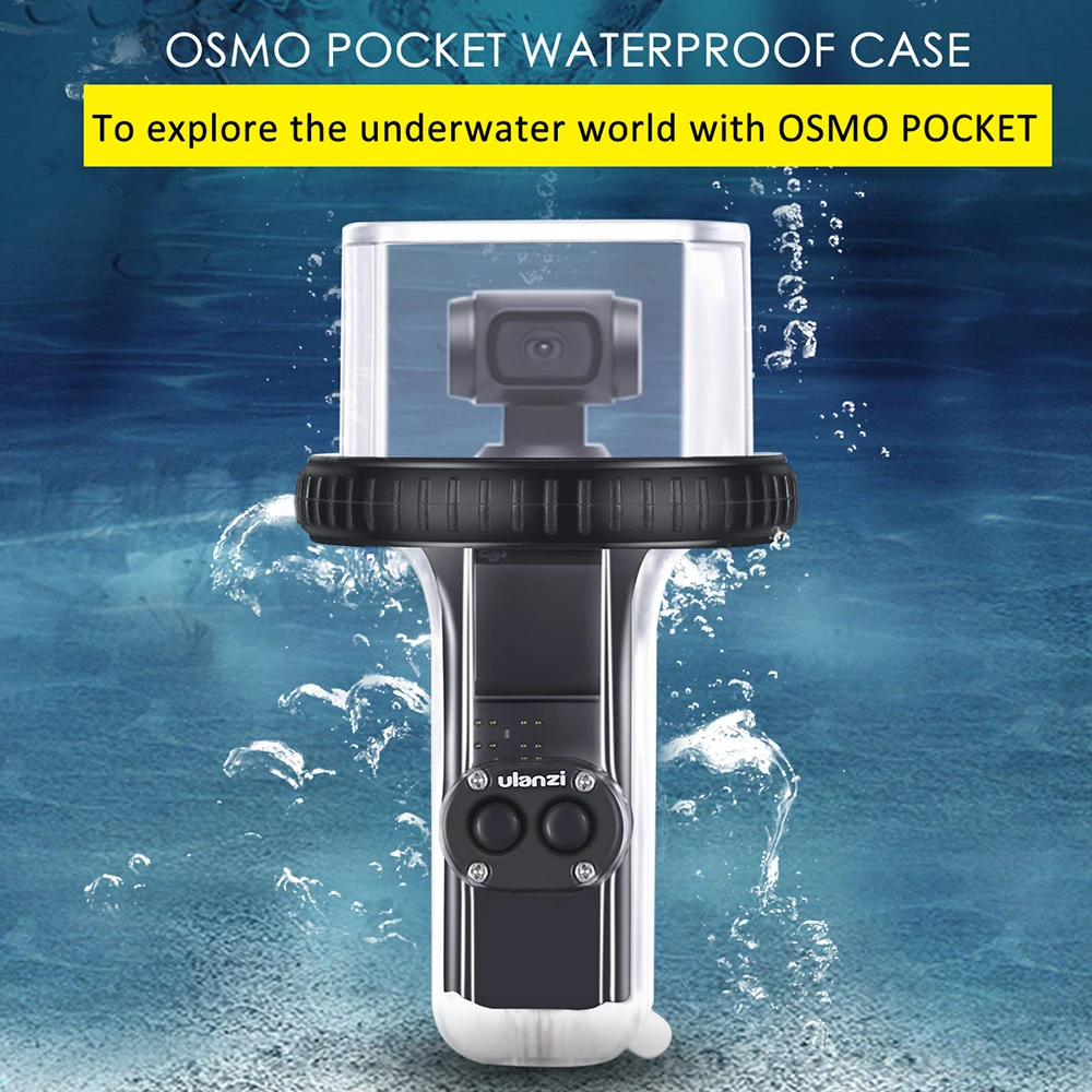 Ulanzi OP 10 водонепроницаемый чехол для DJI Osmo Pocket 60M корпус дайвинга OSMO карманный