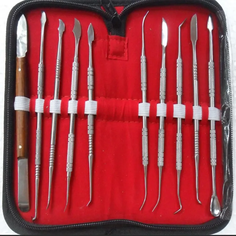 1 Set Wax Carving Tool Set Stainless Steel Versatile Kit Dental