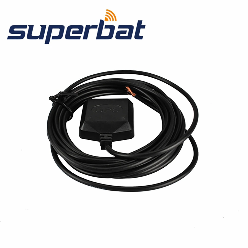 Superbat мини gps активная антенна SMA разъем 1575,42 МГц Автомобильная навигационная система антенный усилитель сигнала 3 м кабель настраиваемый