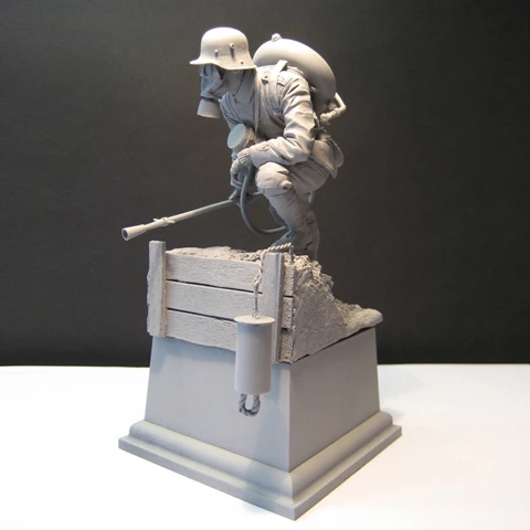 1/16 Императорский огмцветок w/M1917 (Wex) каучуковая фигурка солдатиков класса и армии