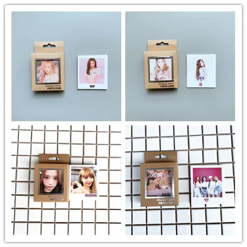 

KPOP Blackpink LISA ROSE JISOO JENNIE New Album LOMO Card Photo Card 40 Set Small Cards With Clips And Rope wholesale displaying