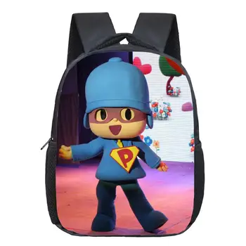 

POCOYO Elly Pato Loula Backpack Students School Bags Boys Girls Daily Backpacks Children Bag Kids Best Gift Backpack