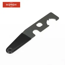 WIPSON. 223 стальной усиленный AR15 Броневой шток гаечный ключ с резиновой ручкой для корончатая гайка A1/A2 Дульный тормоз гаечный ключ