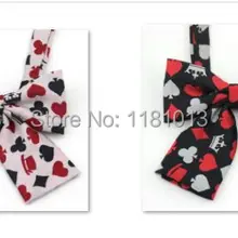 Японский студенческий JK униформы галстук-бабочка | вышитый воротник цветок K покер карты шаблон