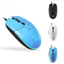 Motospeed V50 Professional Portable 4000DPI 6 Keys USB Wired Gaming Mouse RGB Backlight Gamer Computer PC Mouse