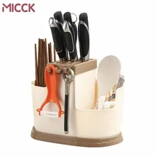 MICCK домашний нож/вилка стойка для специй пластиковый кухонный Органайзер полка аксессуары приправа банка стеллаж для хранения