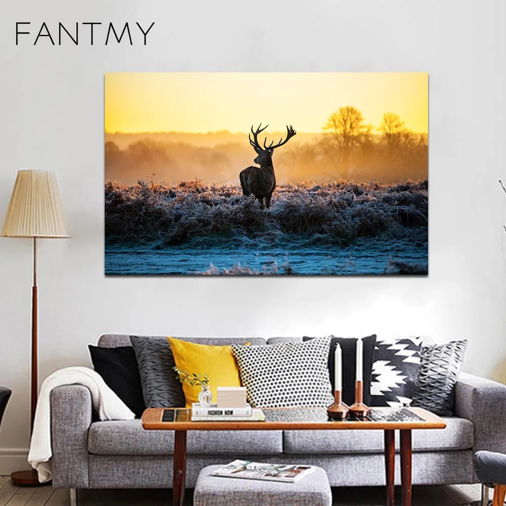 Fantmyアートスプレー絵画キャンバスに100 手作りフレームレス歌う現代動物写真上の数字キャンバス用リビングルーム Spray Painting Paintings On Canvaspicture By Number Aliexpress