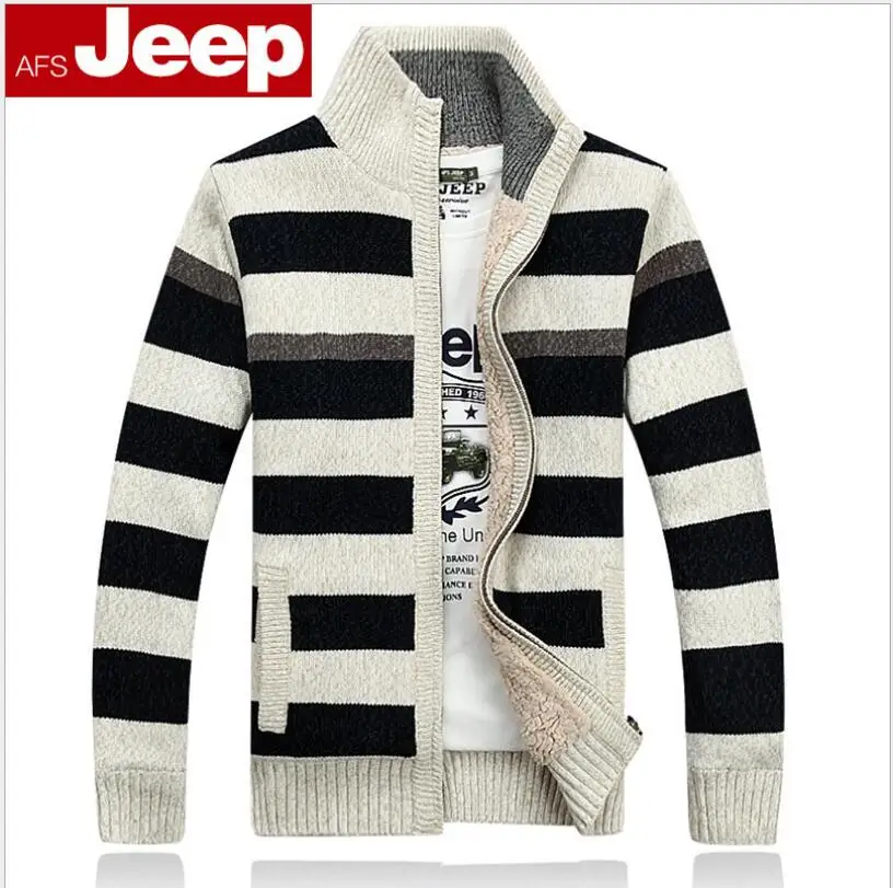 Новое поступление мужской свитер высокого качества мужской толстый плюс бархат зимний прямой стильный Крест фабричного производства Повседневная Размер M-3XL - Цвет: plus velvet white